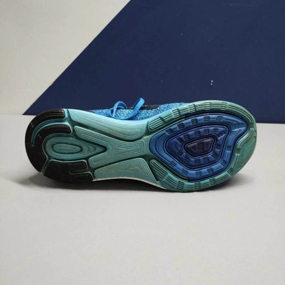 Nike LunarGlide 7 Running Shoes‎ Mens 12.5 Blue Logo Dynamic Support 747355-405
